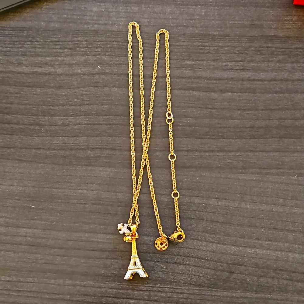 Talbots Eiffel Tower Pendant Necklace